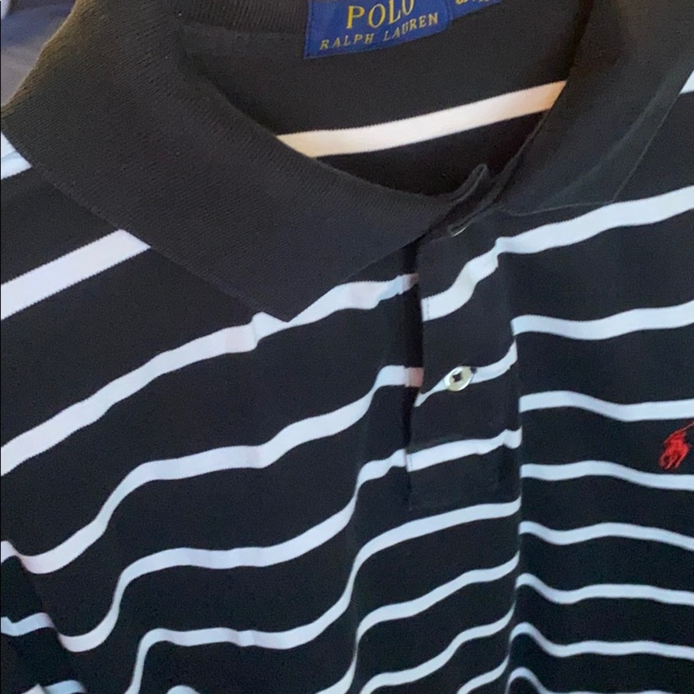 Black and white polo red polo logo